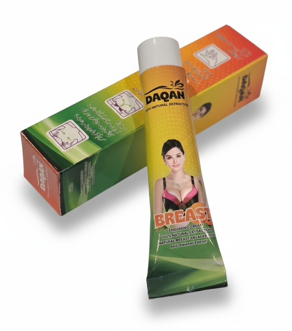 DAQAN Natural Breast Firming & Lifting Cream – Herbal Body Shaping Cream for Women (100% Natural Extracts)