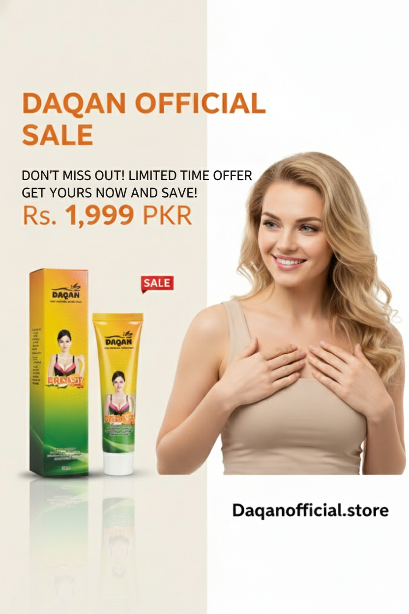 DAQAN Natural Breast Firming & Lifting Cream – Herbal Body Shaping Cream for Women (100% Natural Extracts)